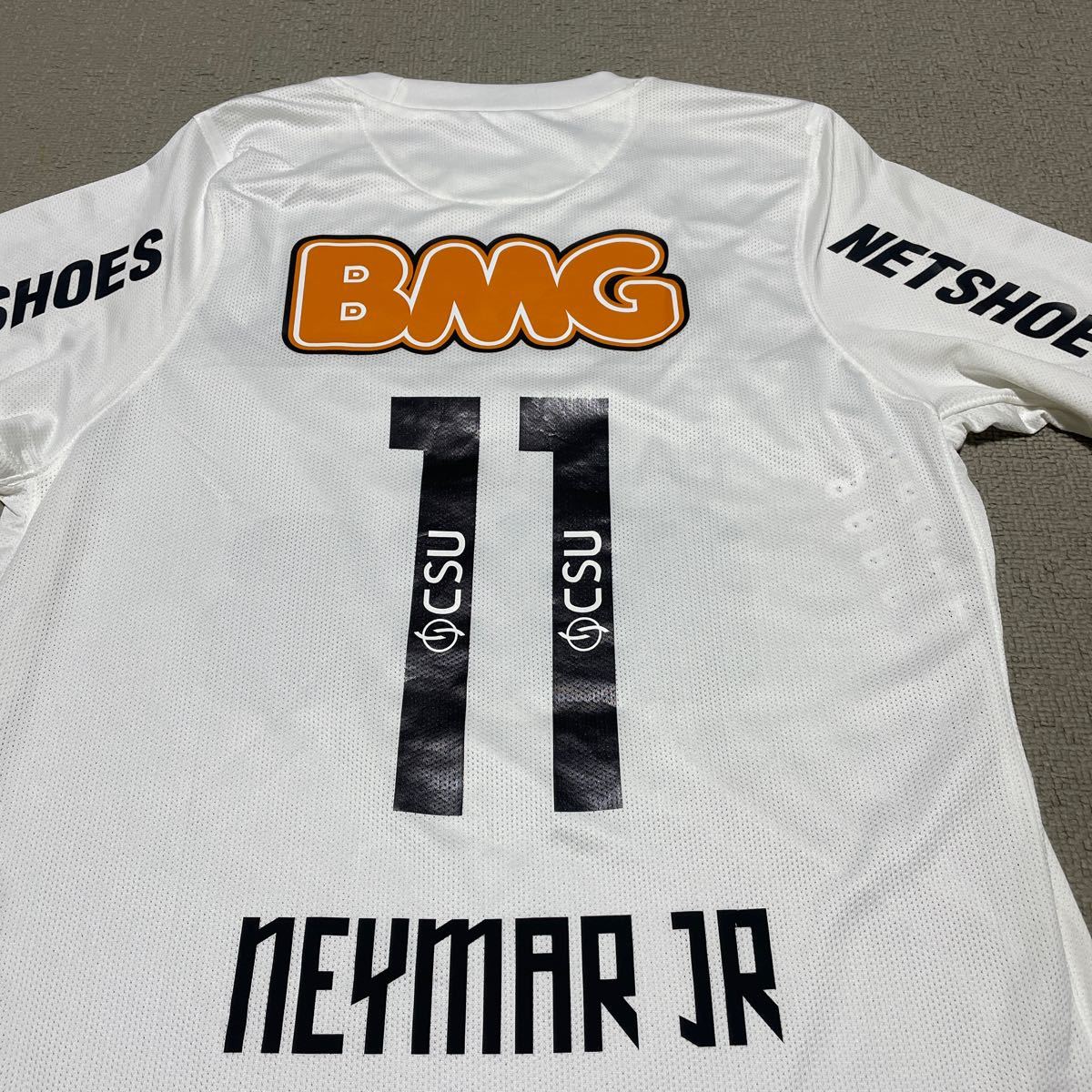 ブラジル製 オーセンティック NIKE santos fc ナイキ サントス FC 12/13 home #11 neymar jr ネイマール ユニフォーム L ブラジル代表の画像4