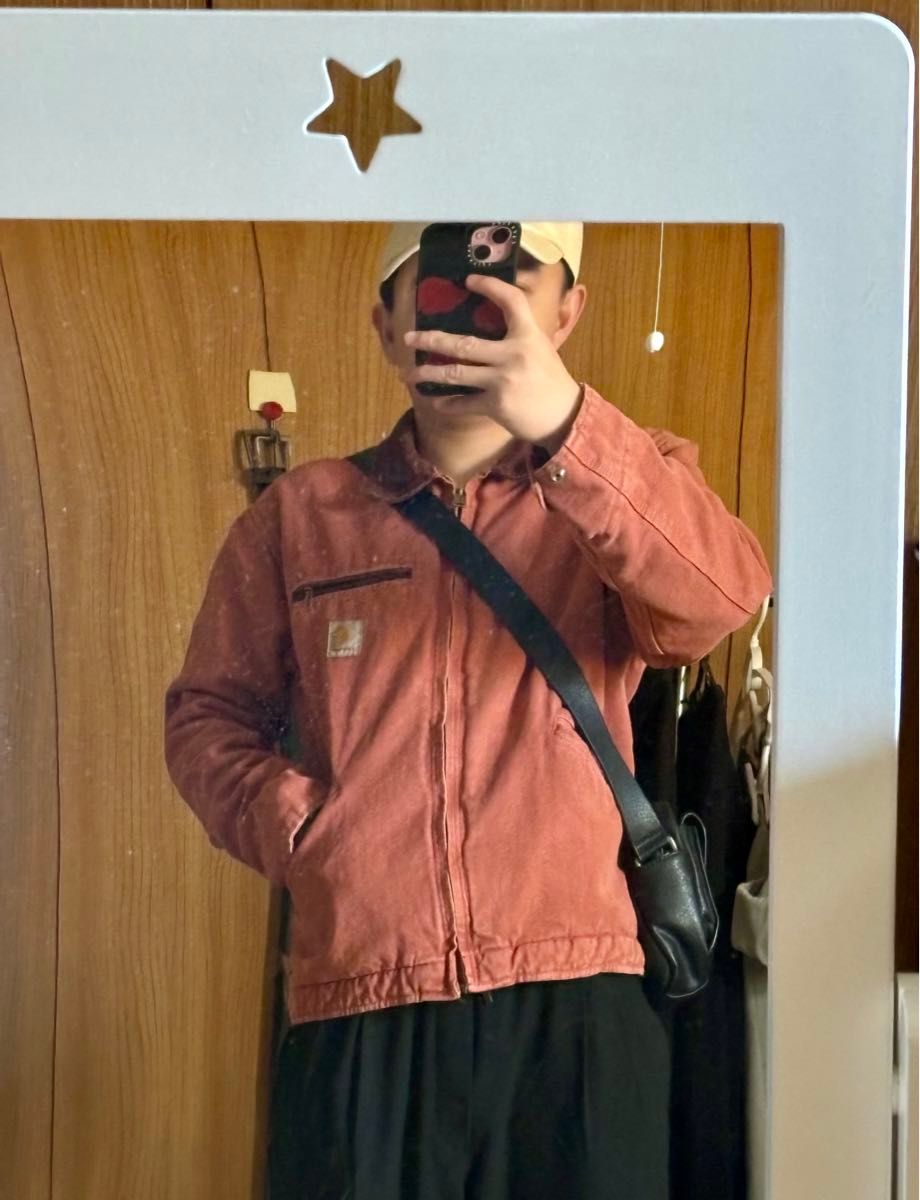 Carhartt デトロイトジャケットサーモンピンク 希少カラー Carhartt デトロイトジャケットサーモンピンク 希少カラー