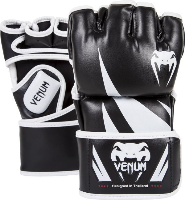 VENUM ヴェヌム ヴェナム MMAファイトグローブ Challenger チャレンジャー 黒 L-XL オープンフィンガー_画像1