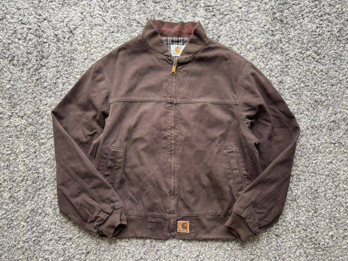 Carhartt カーハート USA製 サンタフェ ジャケット L ☆80s 90s wip stussy チョアコート デトロイト ダック ベスト ダブルニー ビンテージ_画像1