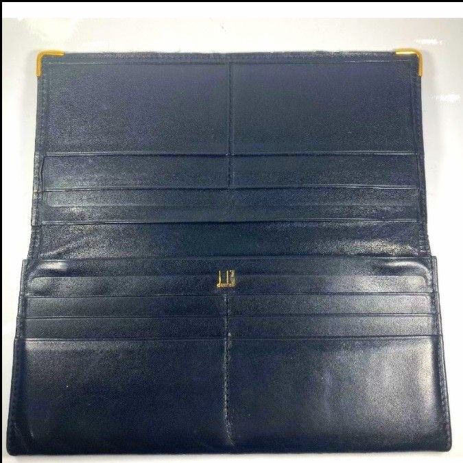 Dunhill ダンヒル 長財布 札入れ レザー ブラック 黒 人気 Dunhill ダンヒル 長財布 札入れ レザー ブラック 黒 人気