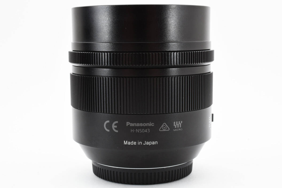 ★☆ 極上品！ Panasonic パナソニック LEICA DG NOCTICRON 42.5mm F1.2 ASPH. POWER O.I.S. H-NS043 箱付 ★☆_画像9