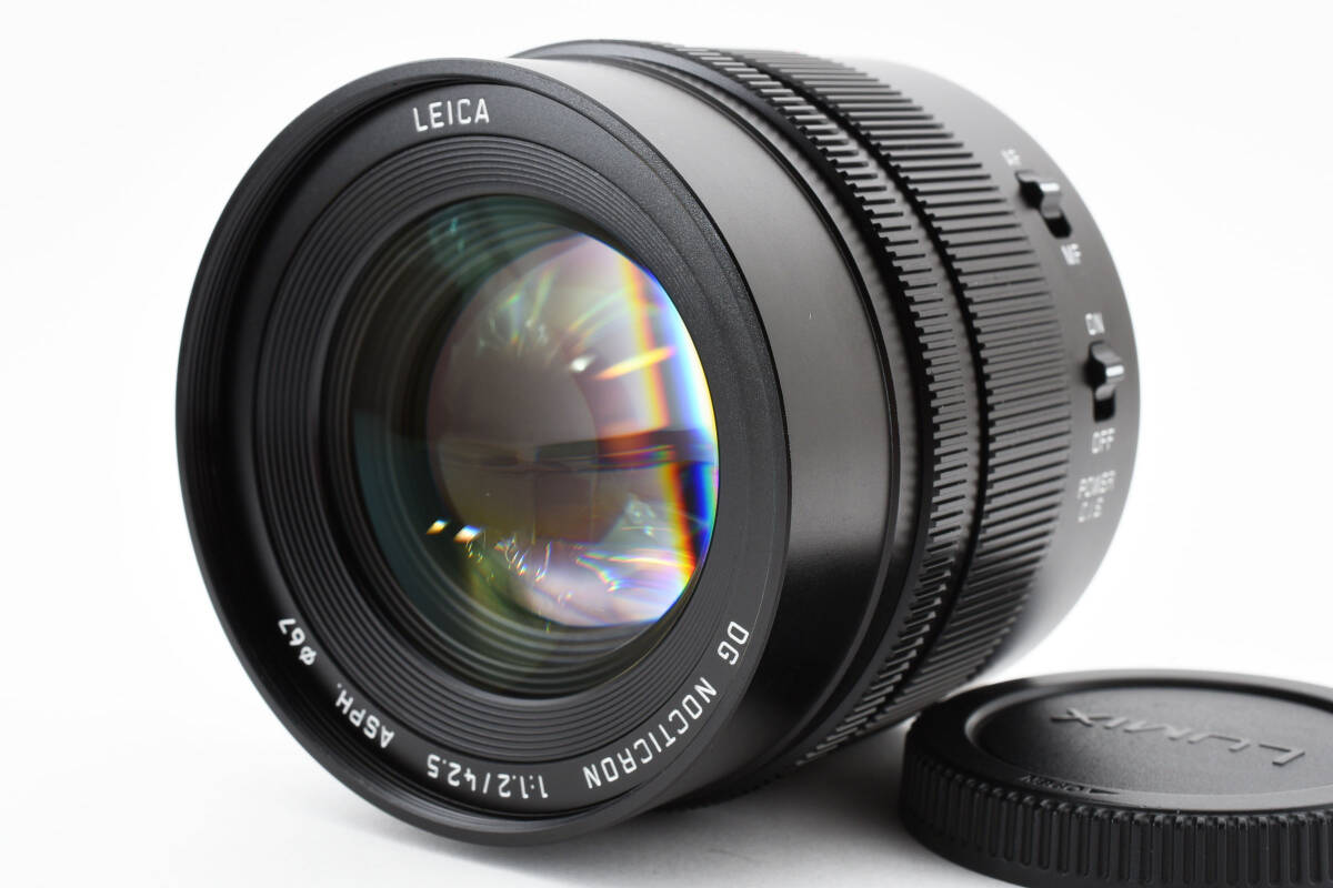 ★☆ 極上品！ Panasonic パナソニック LEICA DG NOCTICRON 42.5mm F1.2 ASPH. POWER O.I.S. H-NS043 箱付 ★☆_画像2