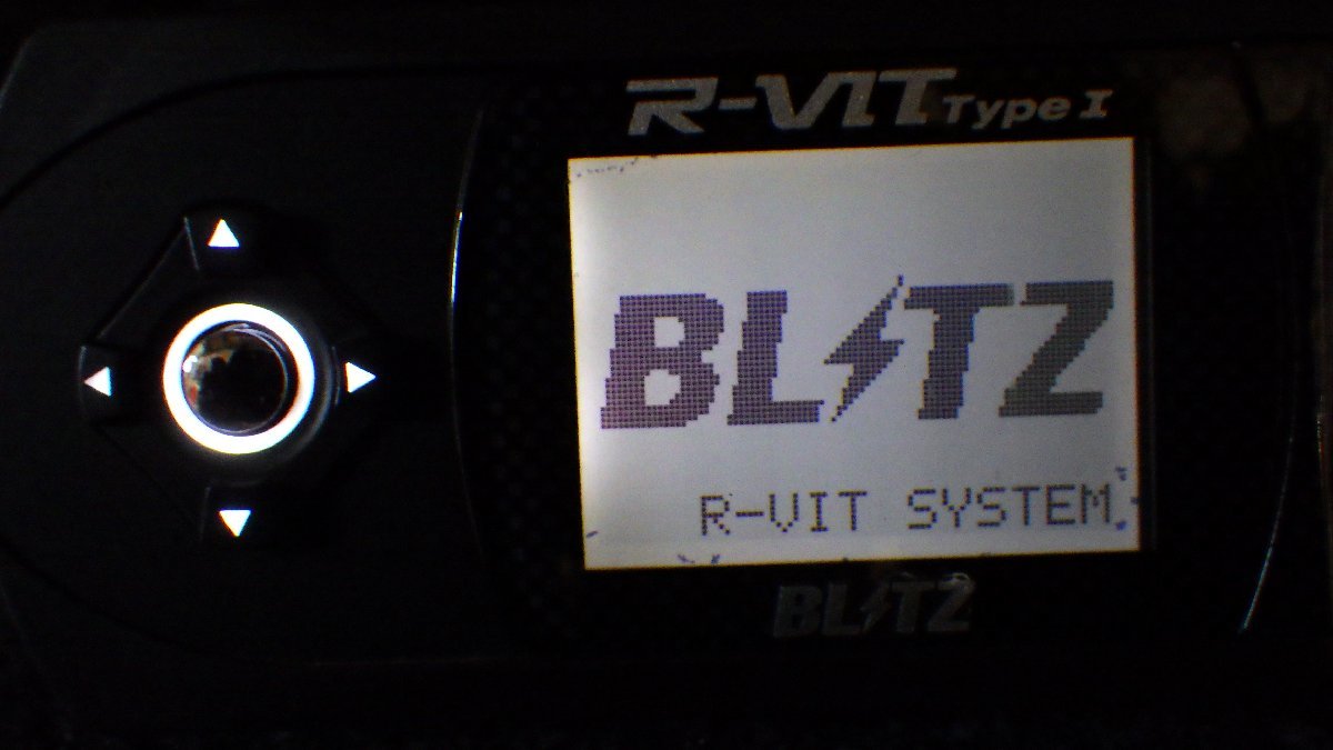 [石] BLITZ (ブリッツ) R-VIT TypeⅠ 通電OK マルチモニタリングシステム ■ 中古品 水温 回転 診断 メーター ■_画像8