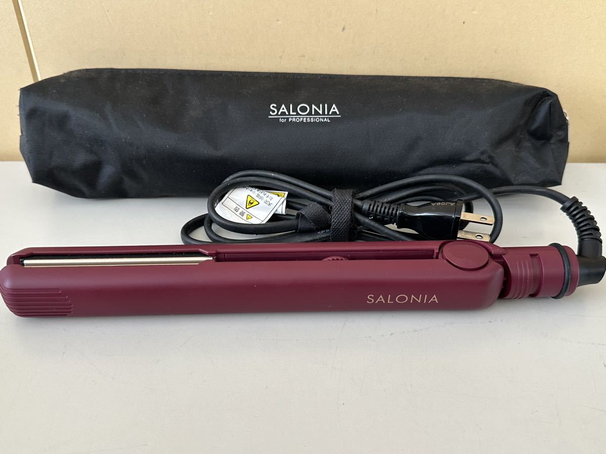 SALONIAsaronia strut iron new Classic red 24mm SL-004SNR consumer electronics professional specification case attaching secondhand goods [6231G]