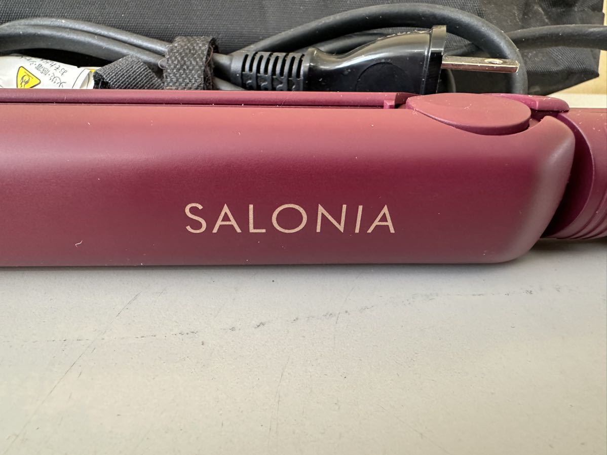 SALONIAsaronia strut iron new Classic red 24mm SL-004SNR consumer electronics professional specification case attaching secondhand goods [6231G]