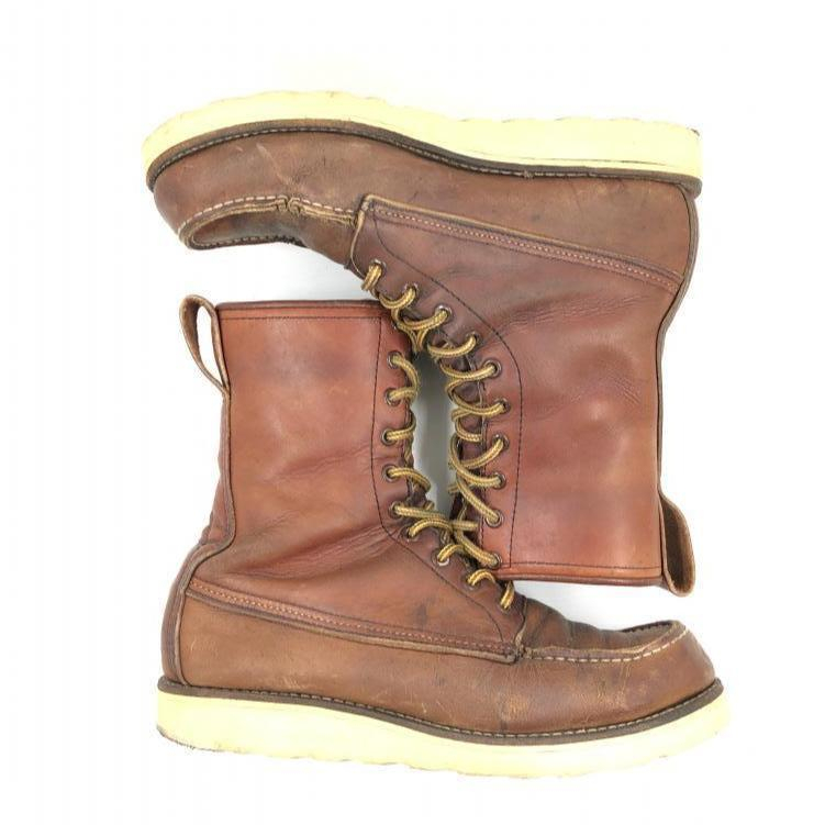 【中古】RED WING 90年6月製造 白半円犬タグ 877 アイリッシュセッター US8C　レッドウィング[240024449603]_画像3