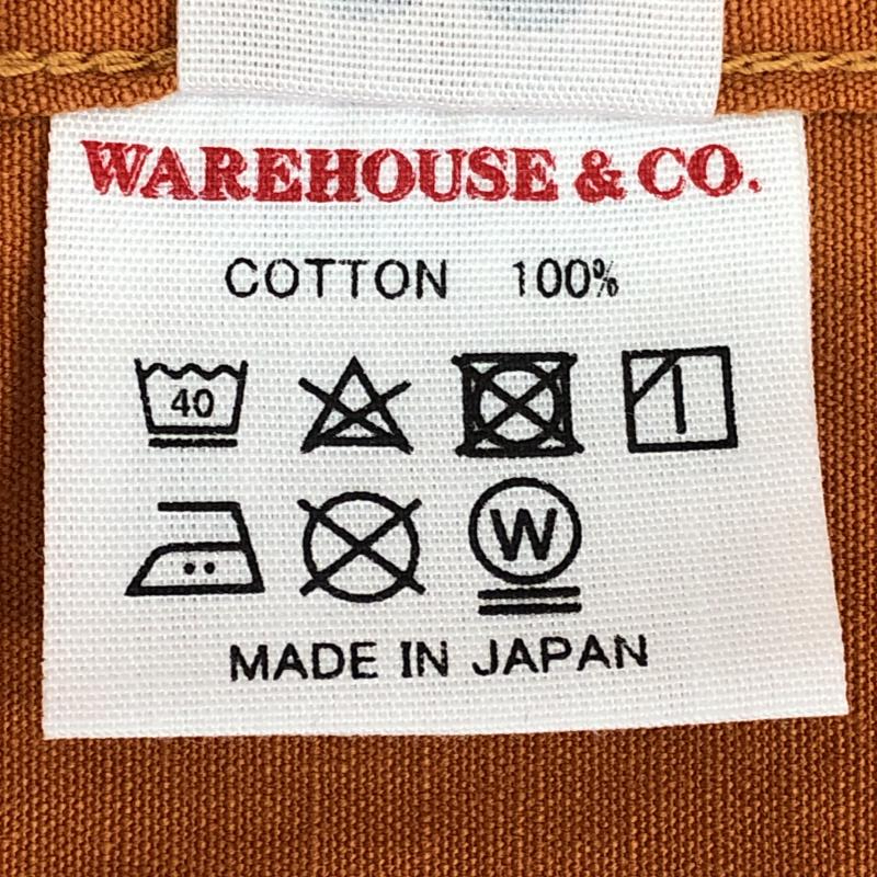 【中古】WAREHOUSE JOHN GLUCKOW スキーパトロールシャツ サイズ38 オレンジ　ウエアハウス[240024452231]_画像8