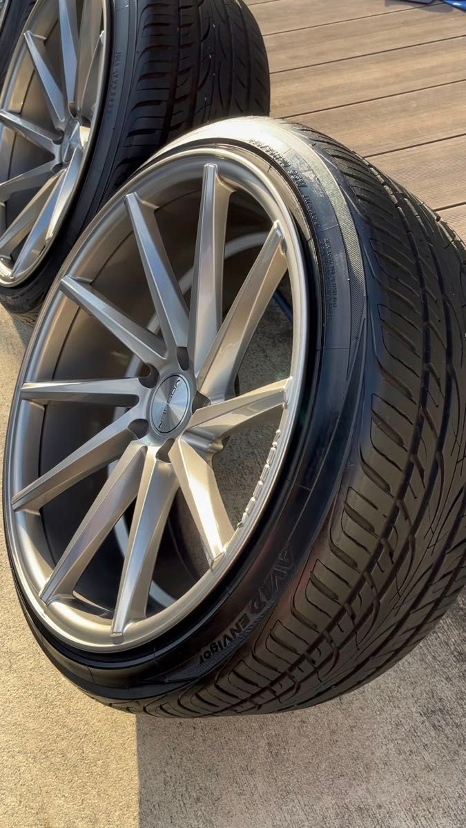 VOSSEN CVT 20インチ 10.5J+45 ヨコハマ245/35/4本通し