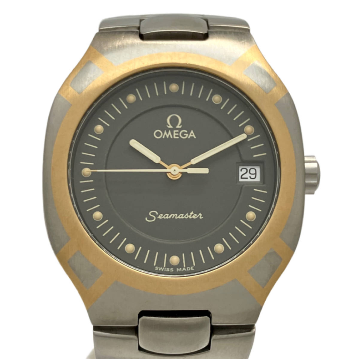 OMEGA オメガ SEAMASTER シーマスター ポラリス クォーツ 腕時計 2023年7月 新品仕上げ 電池交換 済