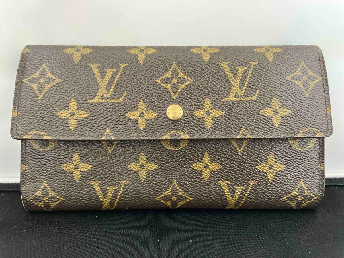 LOUIS VUITTON／ルイヴィトン／モノグラム ／ポルトモネクレディ／M61725／TH0999／財布