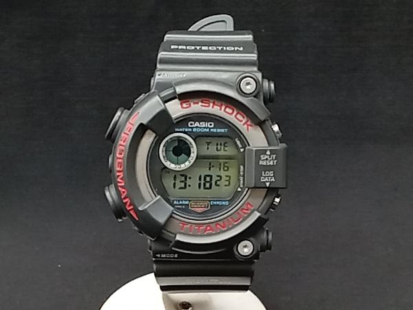 CASIO カシオ G-SHOCK ジーショック FROGMAN フロッグマン DW-8200-1A 時計 腕時計 デジタル 遊革無し ベルト使用感 クォーツ_画像1