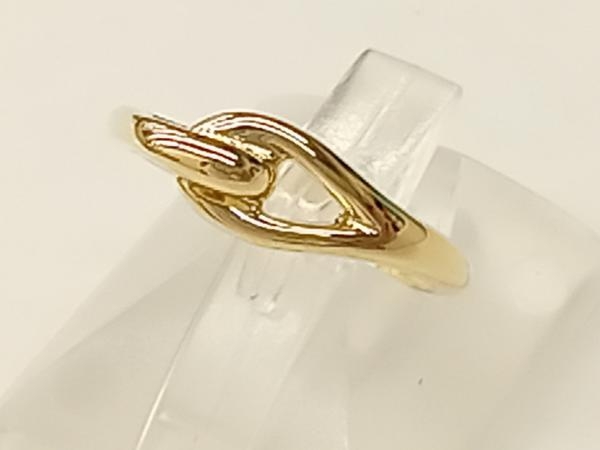 Tiffany＆Co.／K18 ノット ティファニー イエローゴールド ＃9 3.9g ブランドアクセサリー 指輪 リングの画像1