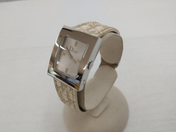 Dior ディオール 腕時計 クオーツ D78-109 替えベルト付 トロッター 箱有り 動作品の画像1