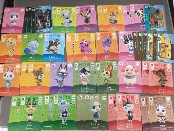 【ジャンク】 【1円スタート】 どうぶつの森 amiiboカード まとめ売り ダブりあり 100枚程_画像1