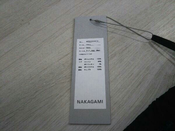 通年 NAKAGAMI ナカガミ ロングスカート レース プリーツ ラッセルレース スカート N0323S0019 ネイビー FREE_画像4