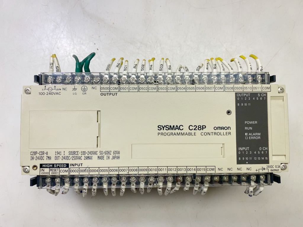 61053 OMRON オムロン シーケンサ Sysmac PLC C28P 中古 現状品 送料無料（沖縄離島を除くヤマト着払い）の画像2
