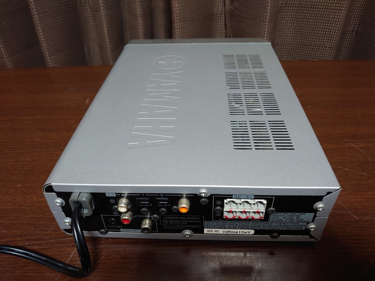 ヤマハ YAMAHA ホームシアターサウンドシステム AVX-S30用サラウンドアンプ AVC-S30 動作品美品です！の画像10