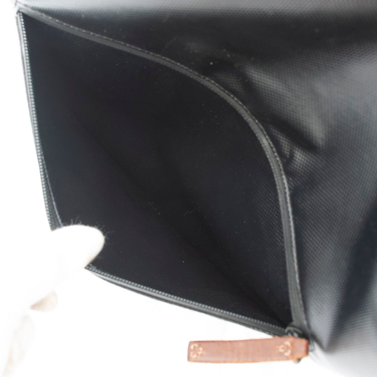 【美品】DIESEL(ディーゼル)PVC レザー トートバッグ ブラック 黒 メンズ 中古  used 大容量 ブランド