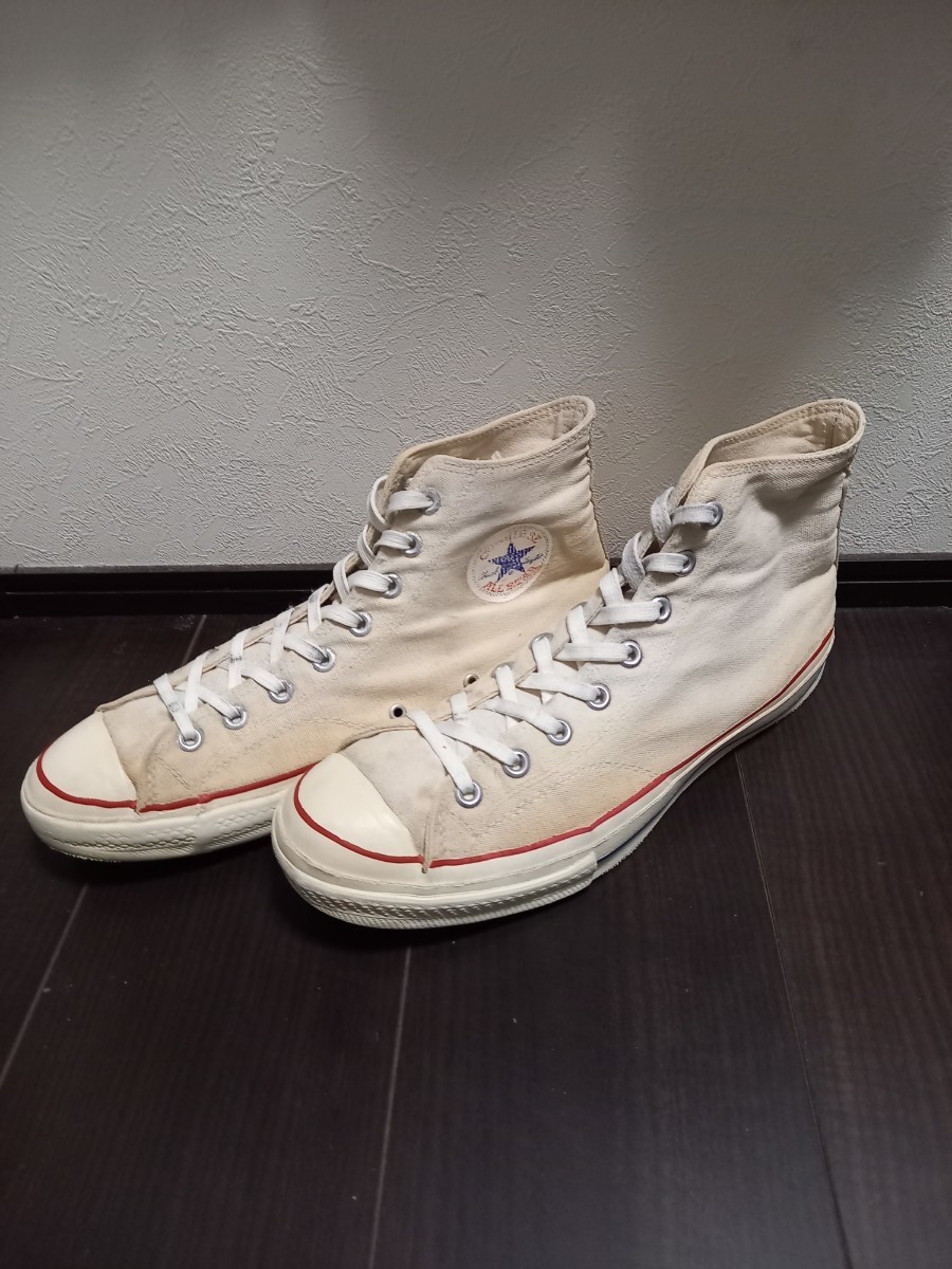 60s USA製 コンバース 三ツ星 チャックテイラー　オールスター　ビンテージ　オリジナル スニーカ　size表記11 CONVERSE　ジャックパーセル_画像1