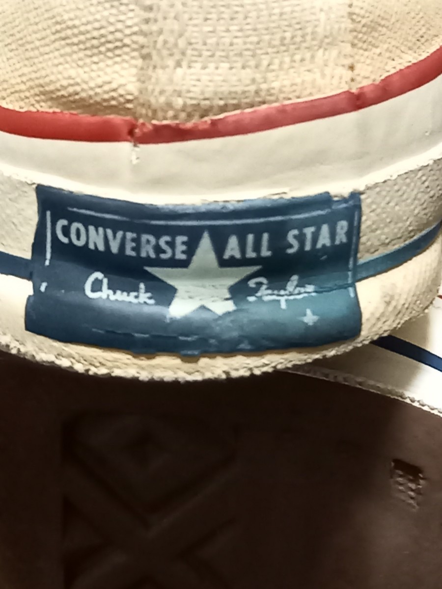 60s USA製 コンバース 三ツ星 チャックテイラー　オールスター　ビンテージ　オリジナル スニーカ　size表記11 CONVERSE　ジャックパーセル_画像7