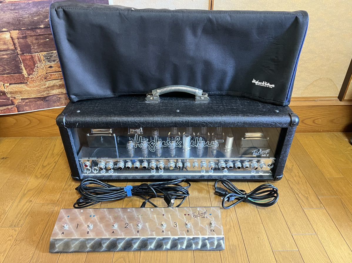 【1円スタート】Hughes&Kettner TriAmp MKII 真空管ギターヘッドアンプ フットスイッチ・カバー付き ドイツ製 ヒュース＆ケトナー DM0213N_画像1