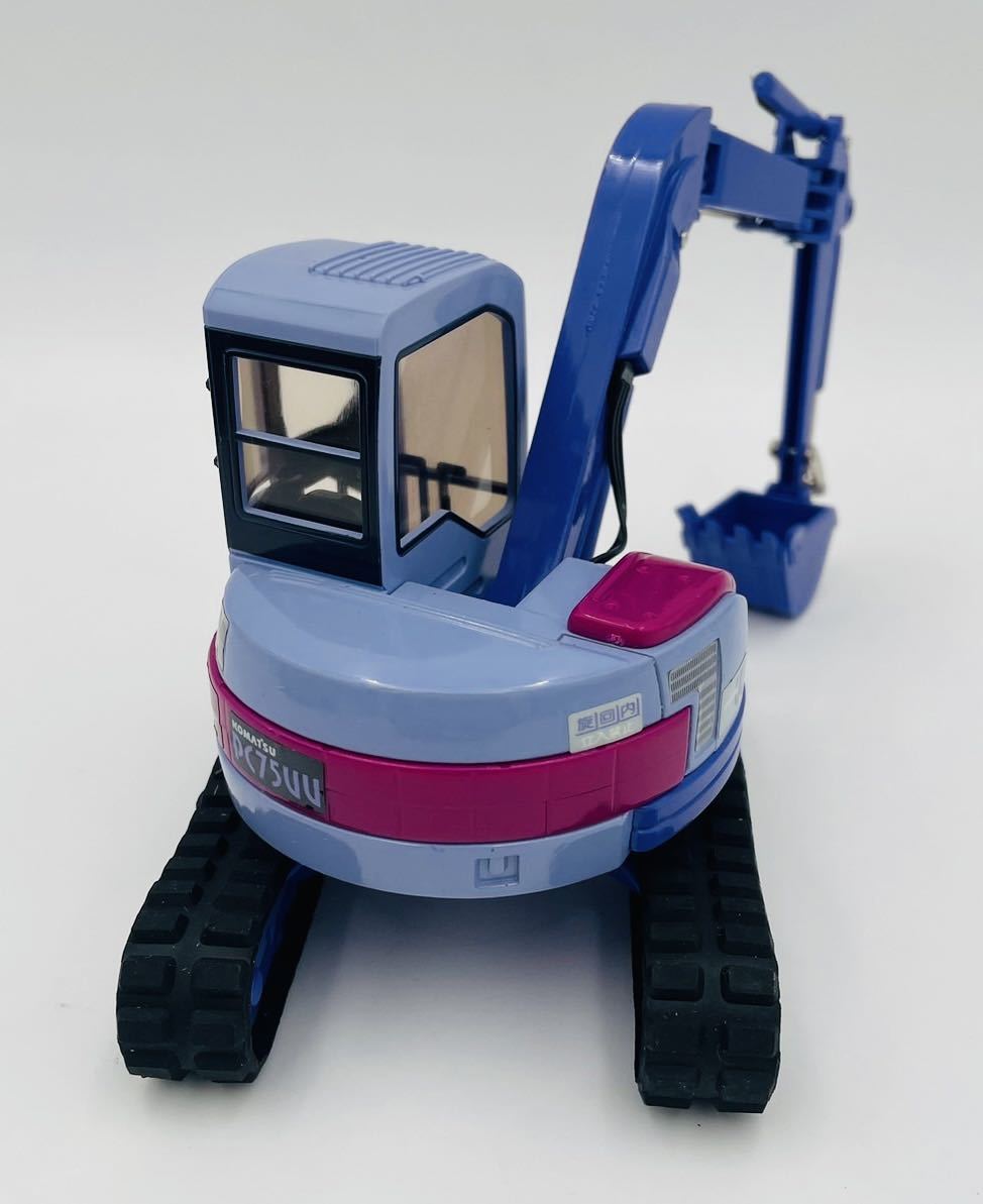 【1円スタート】KOMATSU コマツ ミニカー 2台まとめ ダンプトラック HD785 パワーショベル 油圧ショベル PC75UU 重機 ミニチュア 現状品 DM_画像7