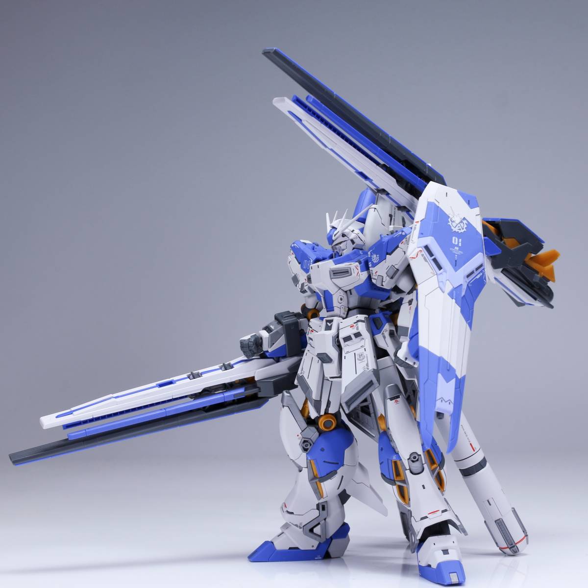 【EffectWings/EW】1/144 RG RX-93-v2 Hi-νガンダム用 ロングレンジ フィン ファンネル ウェポンセット プラモデル 未組立_2セット使う場合