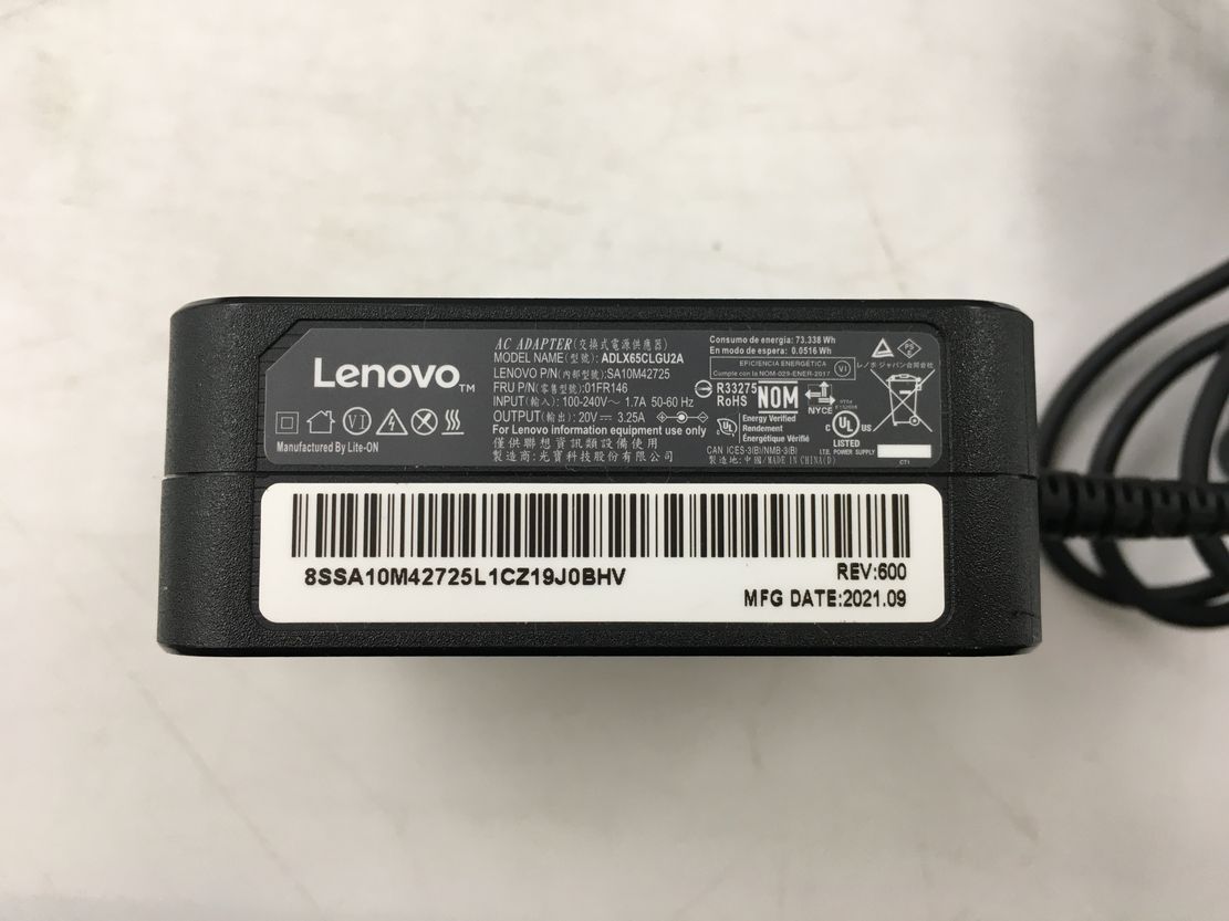 LENOVO/ノート/HDD 1000GB/第8世代Core i7/メモリ4GB/4GB/WEBカメラ有/OS無/Advanced Micro Devices, Inc. [AMD-240122000750488_付属品 1