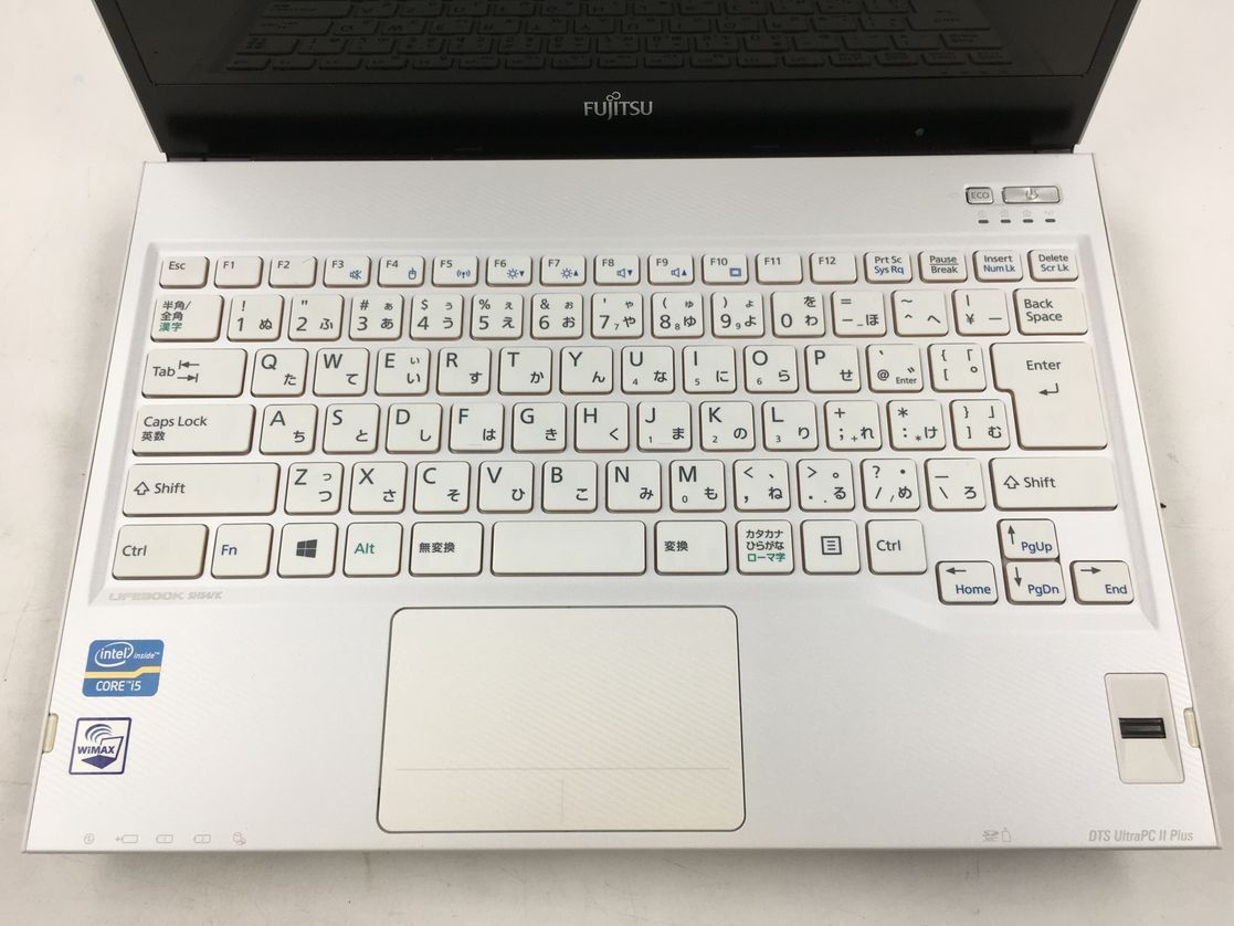 FUJITSU/ノート/SSD 16GB/HDD 750GB/第3世代Core i5/メモリ4GB/WEBカメラ有/OS無-240210000794076_キーボード接写１