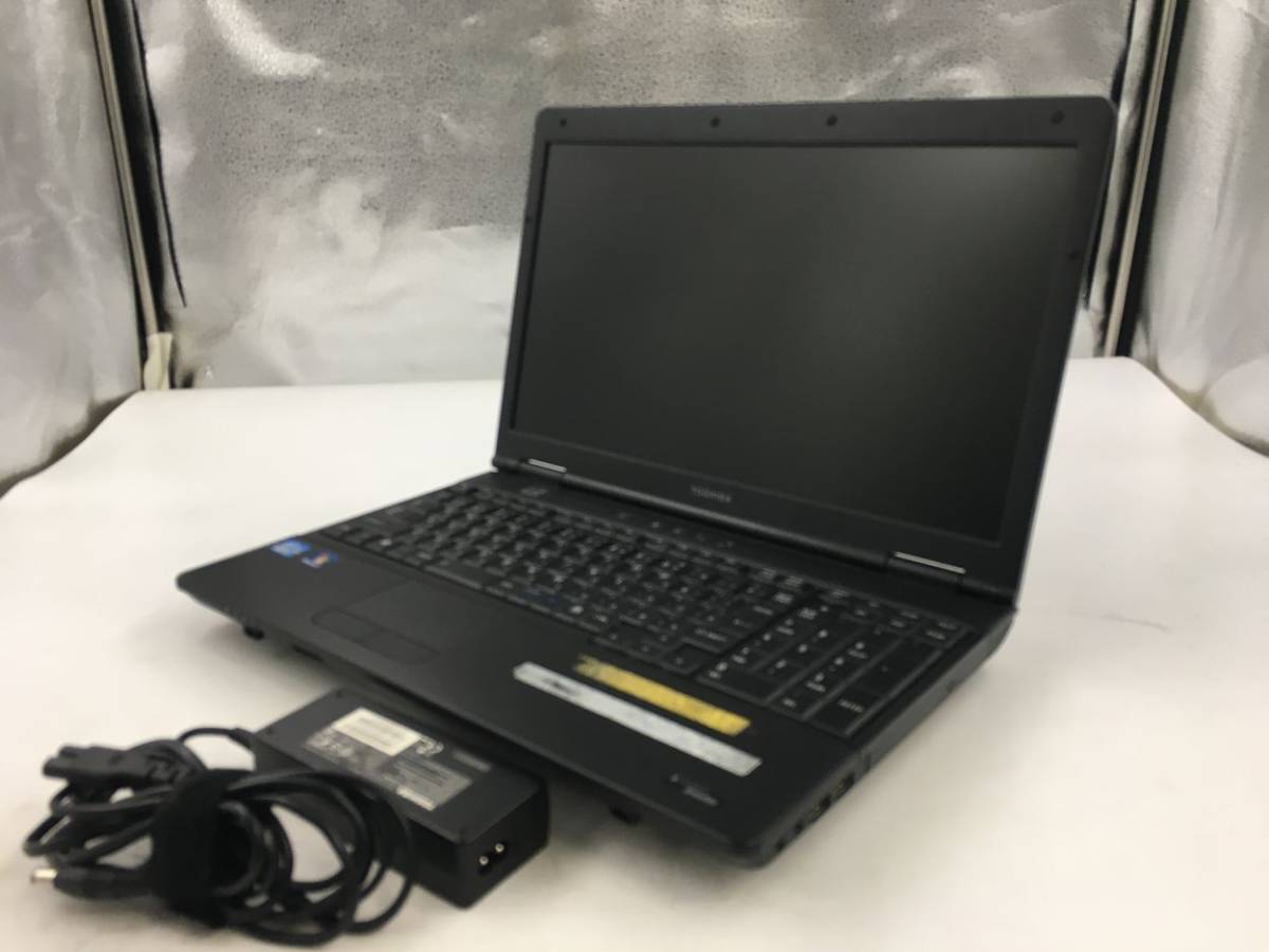 TOSHIBA/ノート/HDD 250GB/第2世代Core i3/メモリ2GB/WEBカメラ無/OS無-240205000779307_正面 M