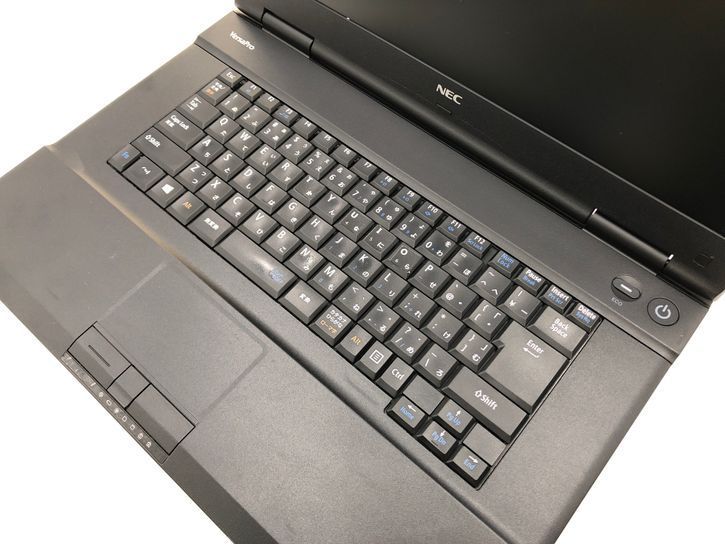 NEC/ノート/SSD 128GB/第4世代Core i3/メモリ2GB/2GB/WEBカメラ無/OS無-240217000805563_キーボード接写１