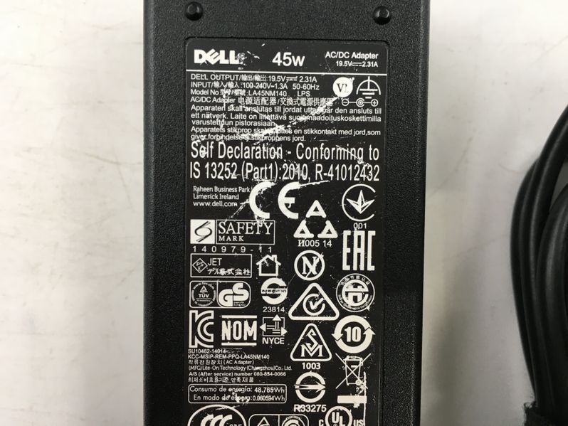 DELL/ノート/HDD 1000GB/第6世代Core i5/メモリ4GB/4GB/WEBカメラ有/OS無-240126000762746_付属品 1