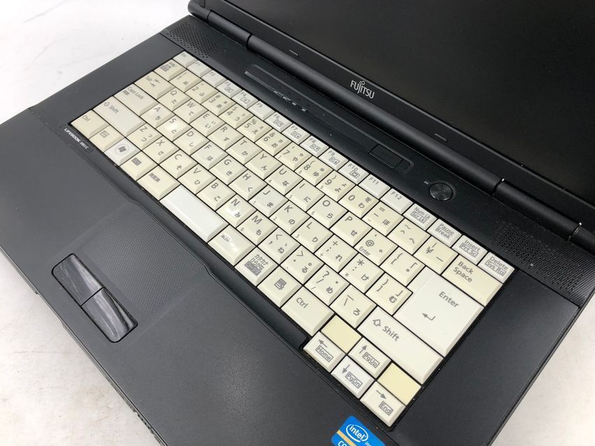 FUJITSU/ノート/HDD 160GB/第2世代Core i5/メモリ2GB/2GB/WEBカメラ無/OS無-240213000797529_キーボード接写１