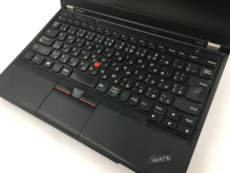 LENOVO/ノート/SSD 128GB/第3世代Core i5/メモリ4GB/4GB/WEBカメラ有/OS無-240130000768589_キーボード接写１