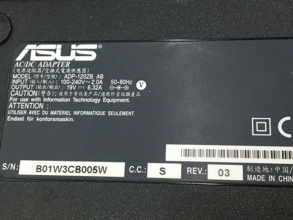 ASUS/ノート/HDD 1000GB/第4世代Core i7/メモリ4GB/8GB/WEBカメラ有/OS無-240205000779184_付属品 1