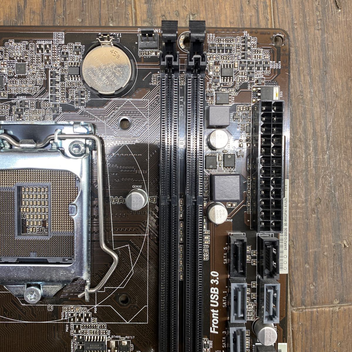 MG2-47 激安 マザーボード ASRock B85M LGA1150 BIOS立ち上がり確認済み ジャンクの画像6