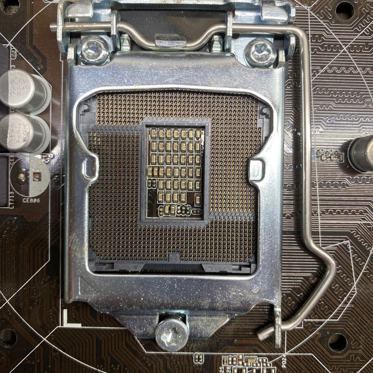 MG2-47 激安 マザーボード ASRock B85M LGA1150 BIOS立ち上がり確認済み ジャンク_画像7