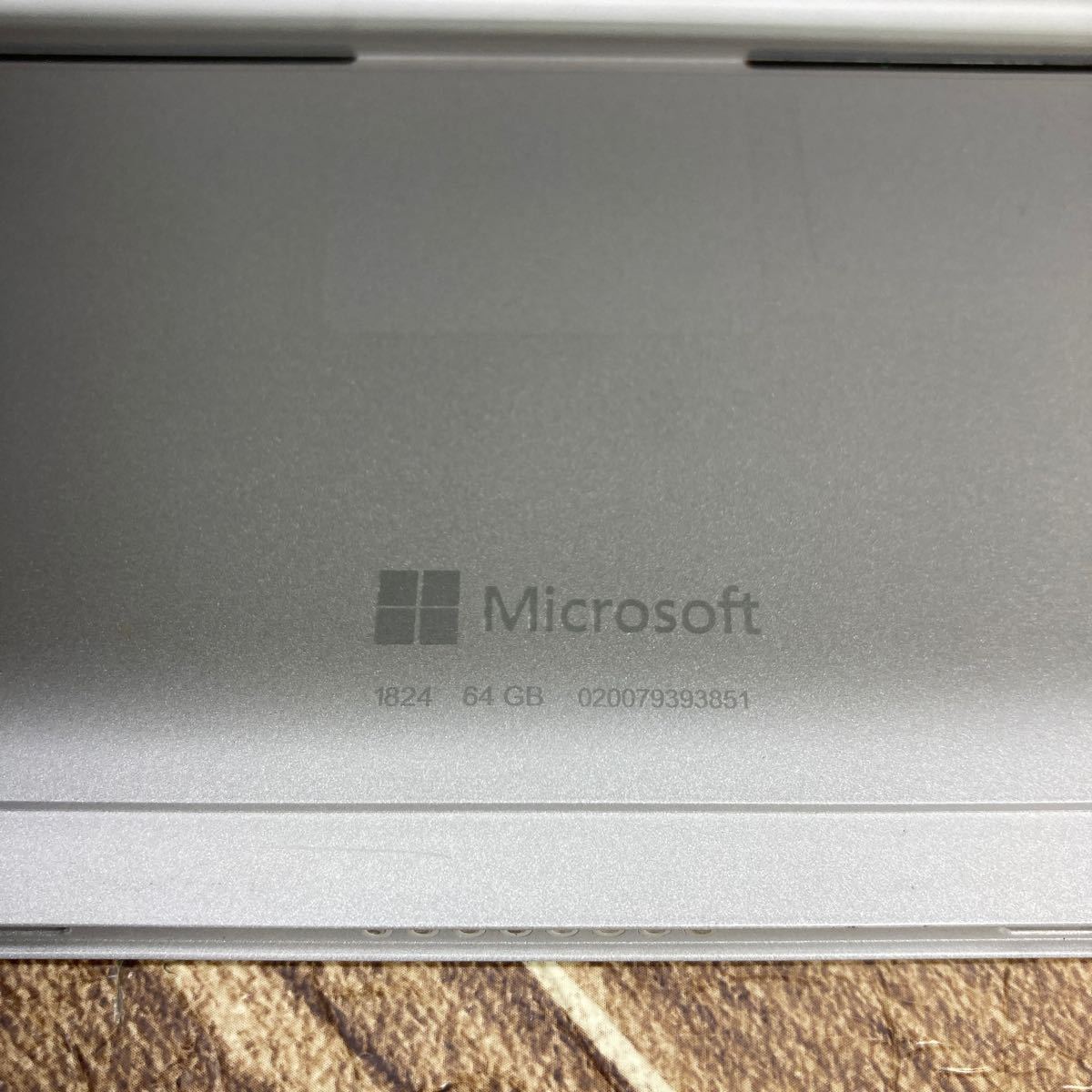 MY2-52 激安 OS Windows11Pro タブレットPC Microsoft Surface Go 1824 Pentium 4415Y メモリ4GB eMMC64GB Bluetooth Office 中古_画像6