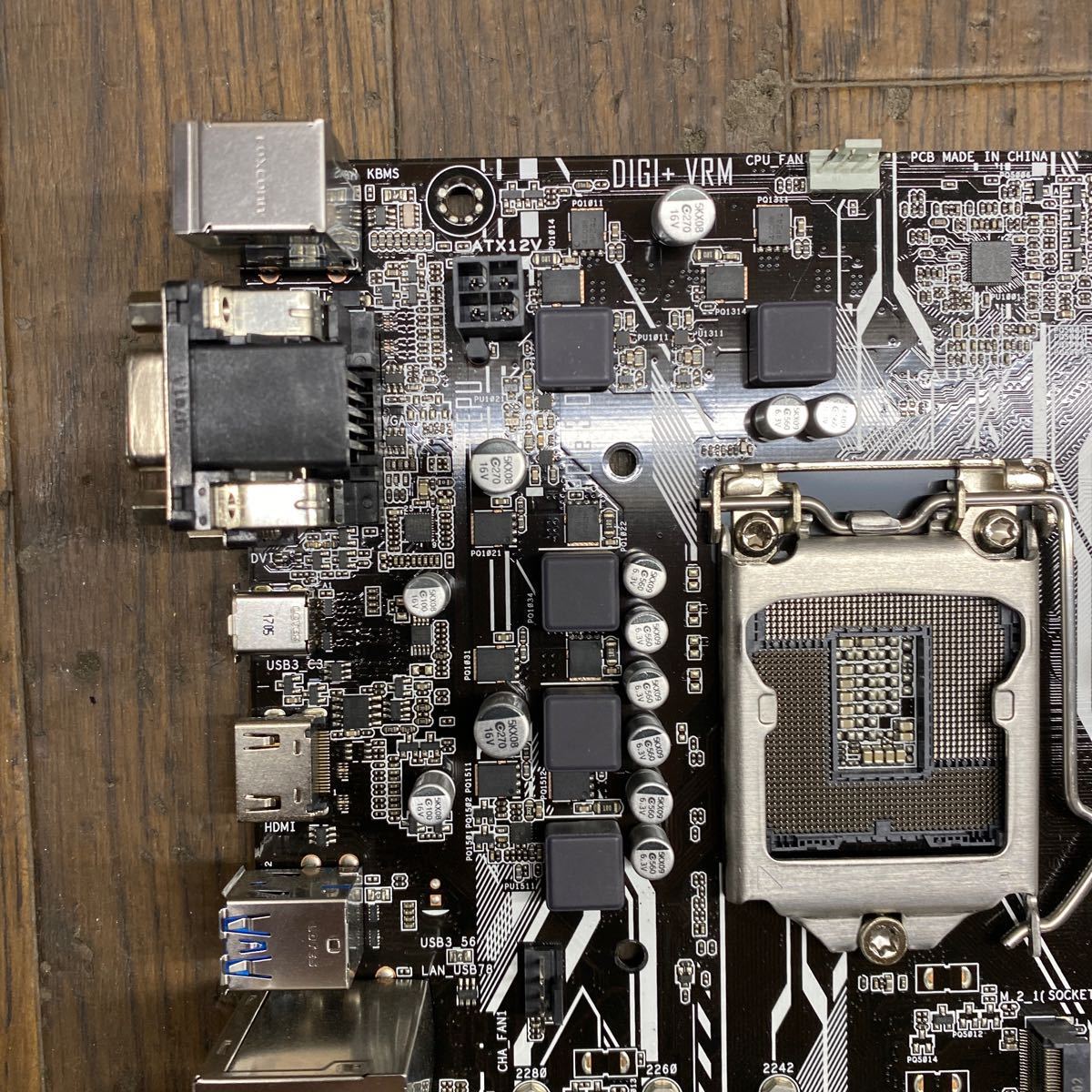 MG2-118 激安 マザーボード ASUS PRIME B250M-A LGA1151 BIOS立ち上がり確認済み ジャンク_画像5