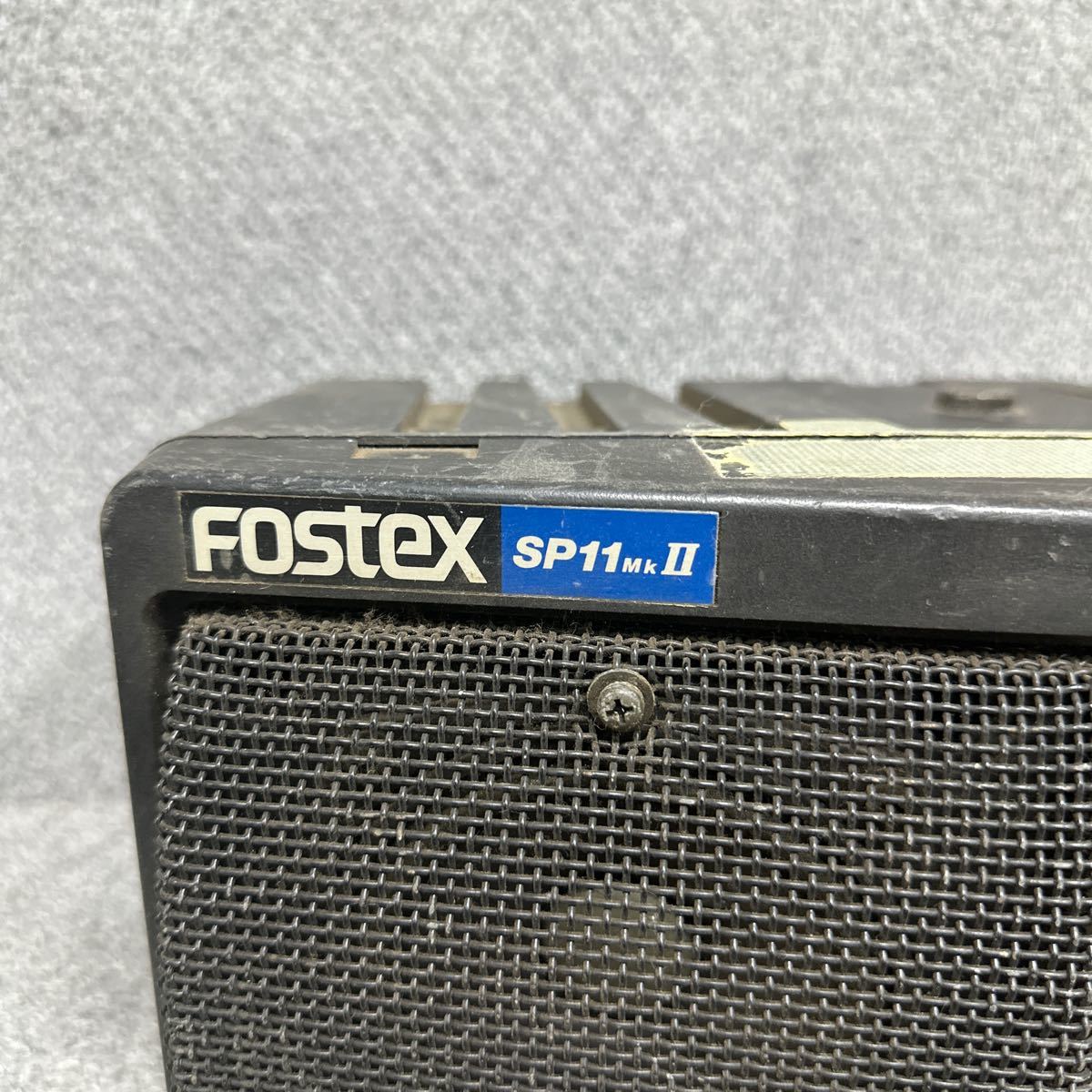 PCN98-1300 激安 スピーカー FOSTEX SP11 MkⅡ SPEAKER SYSTEM 通電未確認 ジャンク_画像2