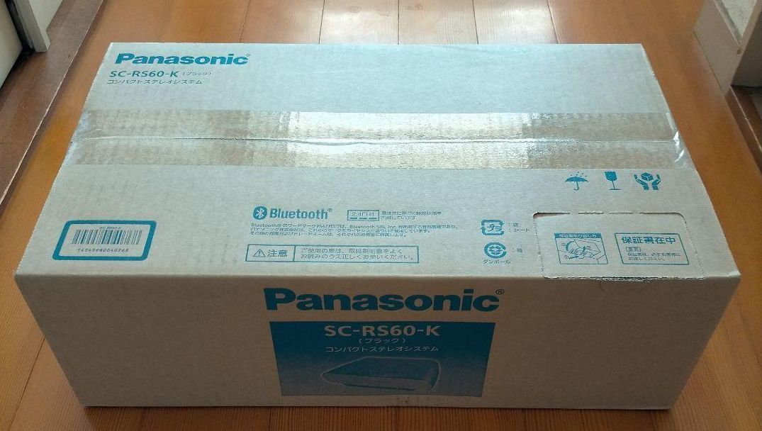新品■Panasonic SC-RS60-K コンパクトステレオシステム ブラック_画像2