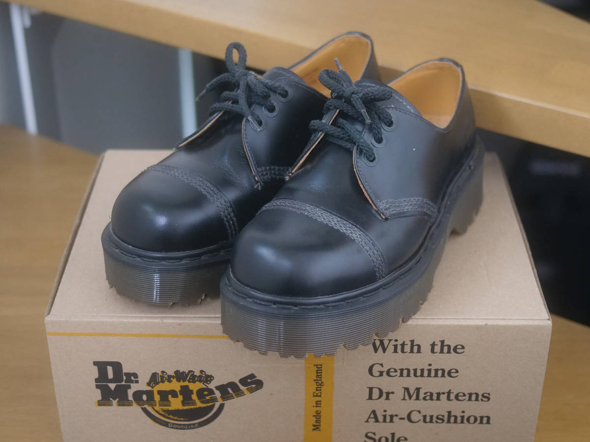 ドクターマーチン Dr.Martens 3ホール ENVY Made in England 廃盤 厚底 デッドストック_画像3