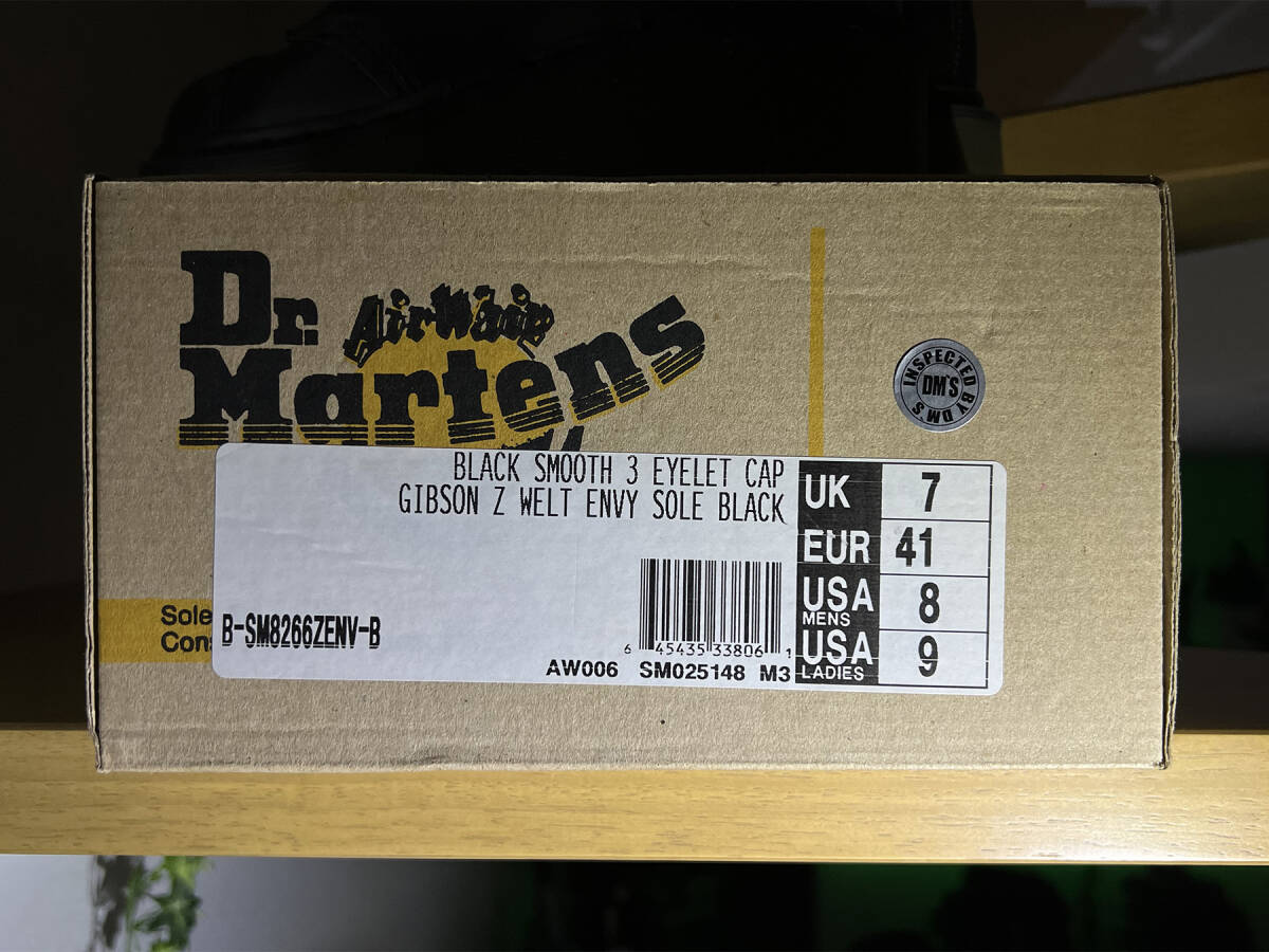 ドクターマーチン Dr.Martens 3ホール ENVY Made in England 廃盤 厚底 デッドストック_画像7