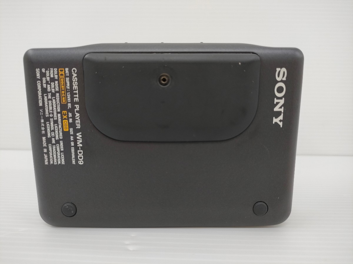 【ジャンク】SONY　WALKMAN　DD QUARTZ　カセットウォークマン　WM-DD9　専用カバー付　現状品_画像6