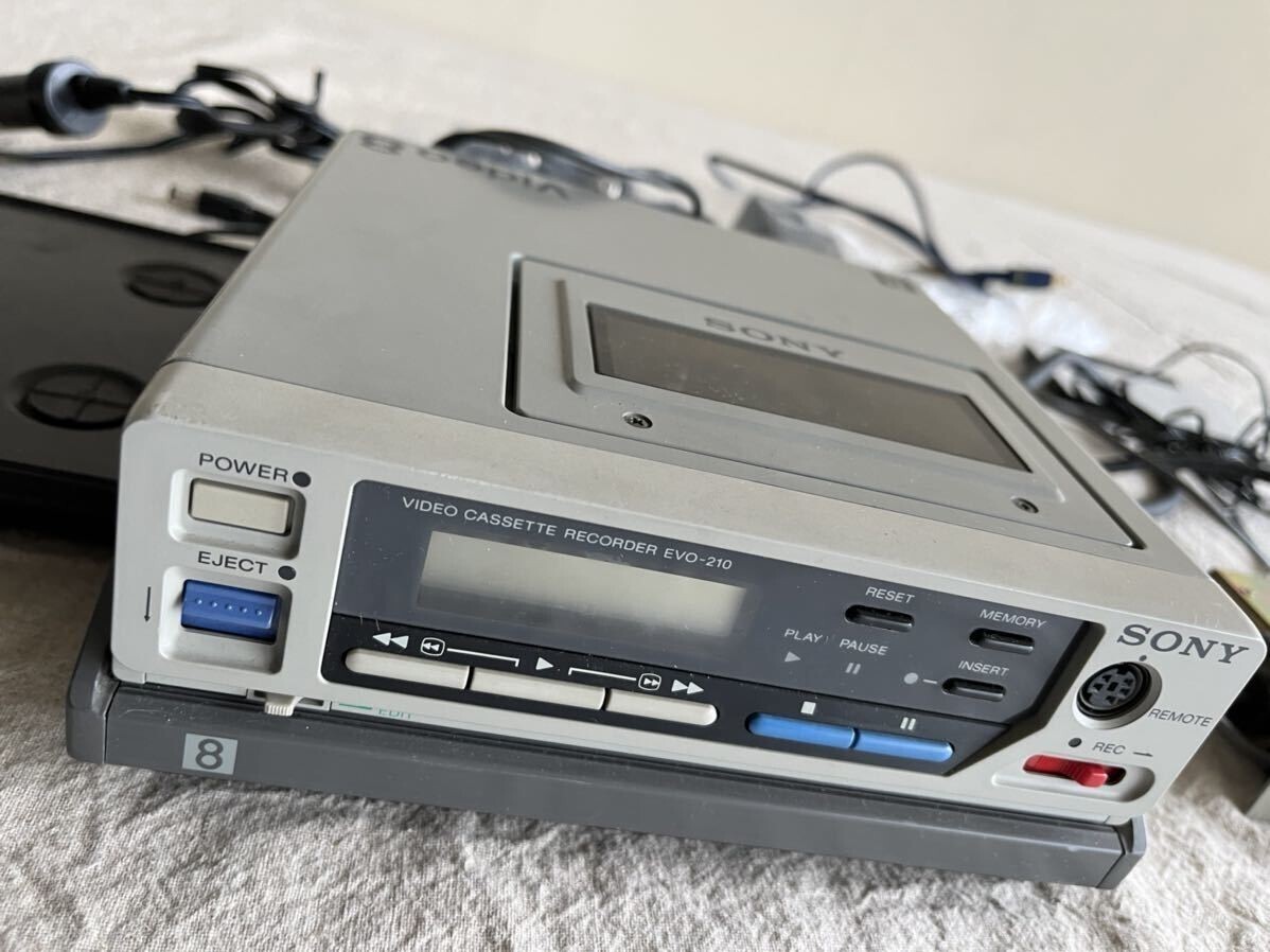 【珍品】SONY Video 8 EVO 210 ビデオ　カセット レコーダー セット ソニー