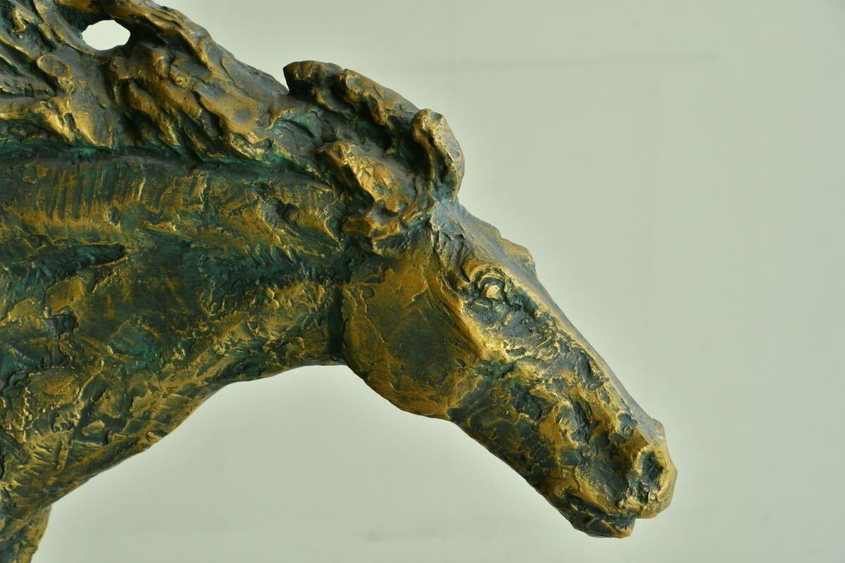 逸品】天使降誕 / 北村西望 大型作品 ブロンズ像 馬 逸品 銅製 逸品】天使降誕 / 北村西望 大型作品 ブロンズ像 馬 逸品 銅製