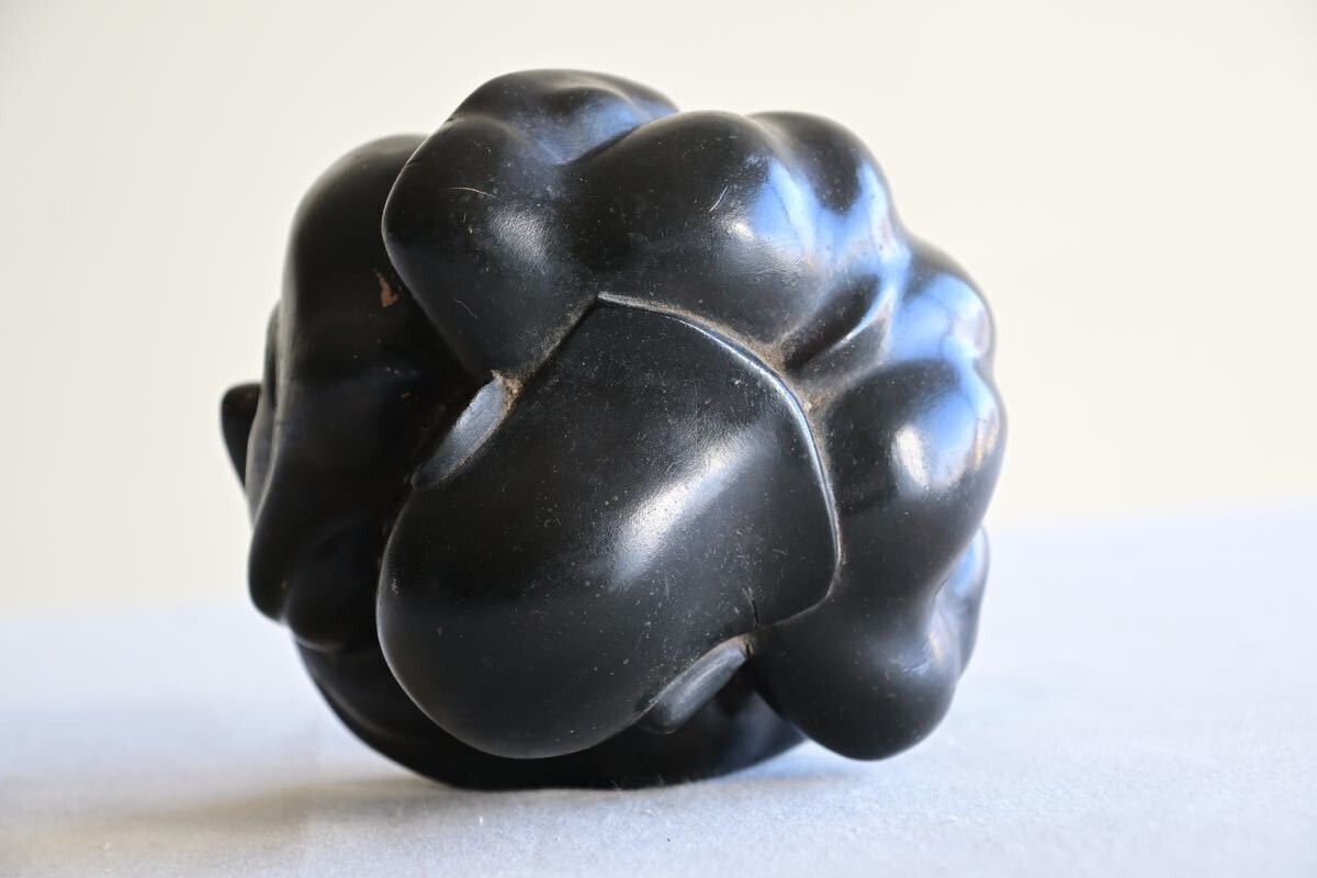 彫刻 木像 アート モダン 抽象 彫像 装飾品 コレクション ブラック 置物 インテリアデザイン ギャラリー 一点物_画像8