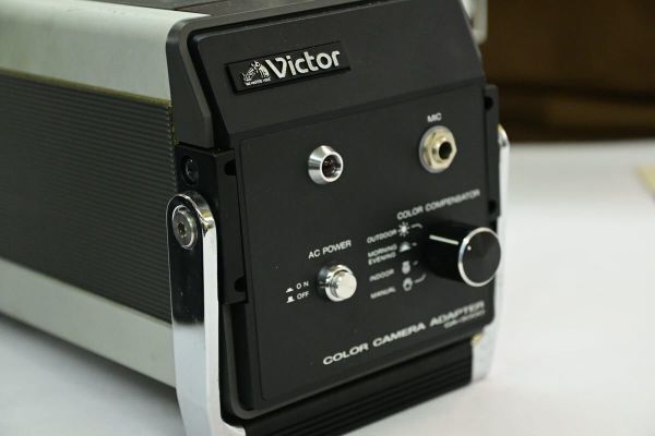 【美品】Victor GA 3000 COLOR VIDEO CAMERA VL 50 ヴィクター アダプター_画像3