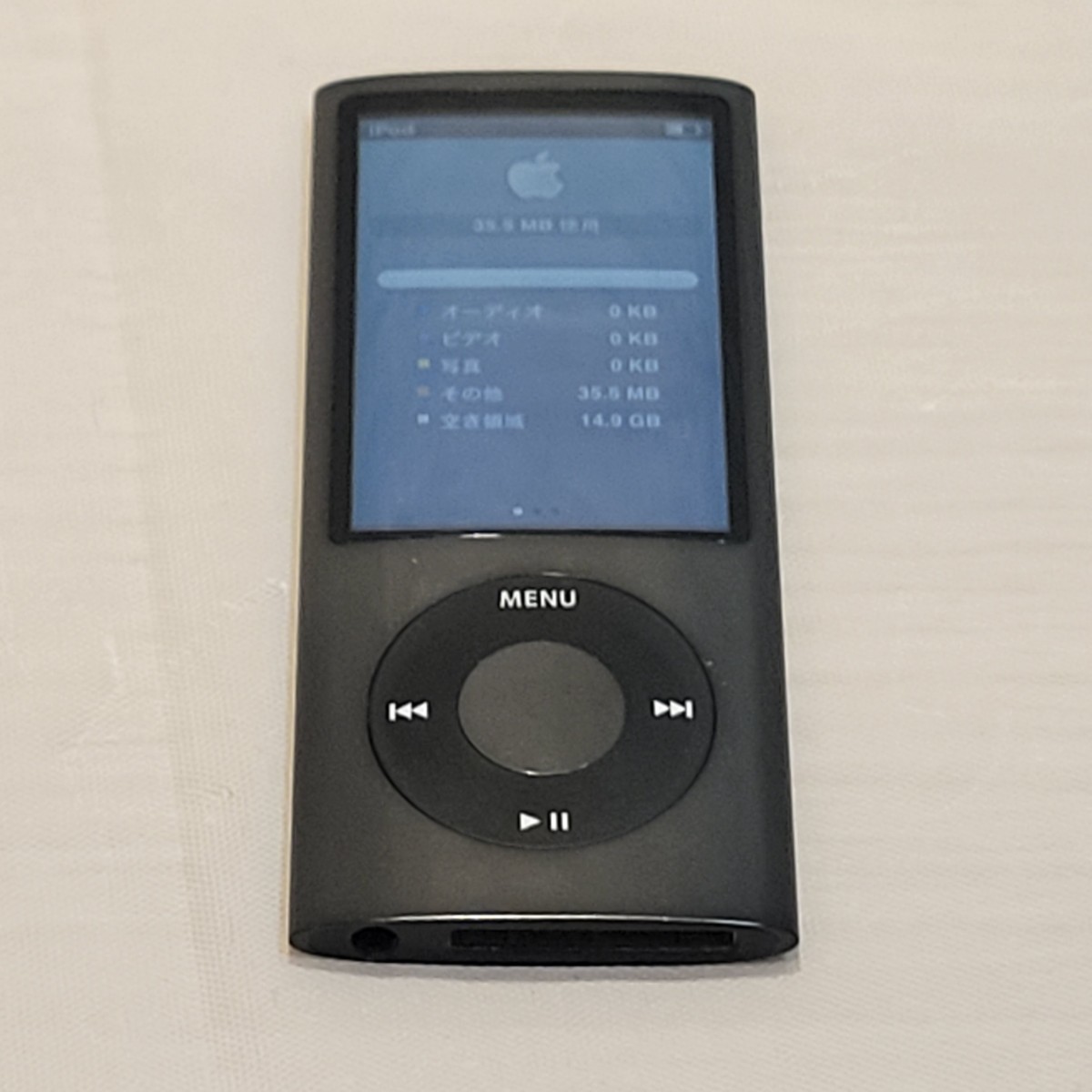 ★【オススメ】☆ Apple iPod nano5世代 ☆ アップル／ アイポッド／ デジタルオーディオプレーヤー／16GB／MC062J／ ブラック_画像2